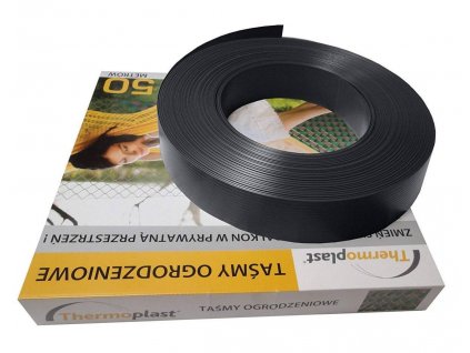 PLASTOVÁ VÝPLŇ PRE PLETIVÁ A PANELY, 47 mm (50m rolka) - ANTRACITOVÁ RAL 7016