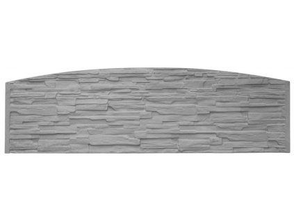 jednostranny betonový panel bridlica s oblúkom