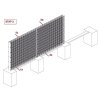 2322 7 panel zenturo super antracitovy 1550 x 2000 mm