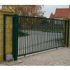 4938 4 posuvna brana na kolajnici zelena 1500 x 4500 mm