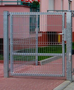 Betafence Sp.z o.o. BRÁNA EGIDIA® 3D JEDNOKRÍDLOVÁ - POZINKOVANÁ, 2030 x 1000 mm