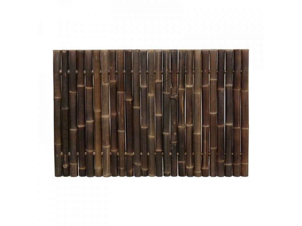 gobamboo s.r.o. PANEL Z BAMBUSOVÝCH TYČÍ GIGANT BLACK 90 x 180 cm