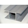 PVC DRŽIAK PODHRABOVEJ DOSKY 30 cm - SIVÝ PRE STĹPIKY 60 x 60 mm
