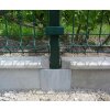 PVC DRŽIAK PODHRABOVEJ DOSKY 20 cm - SIVÝ, PRE STĹPIKY 38 mm - ŠÍRKA DOSKY 4 cm