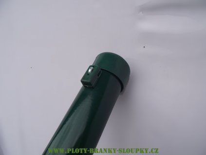 Krytka plotového sloupku PVC - zelená