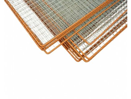Rám se žebírkovým výpletem ZN - 100×200cm