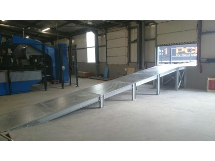 Nájezdová rampa skladových prostor Alfa3