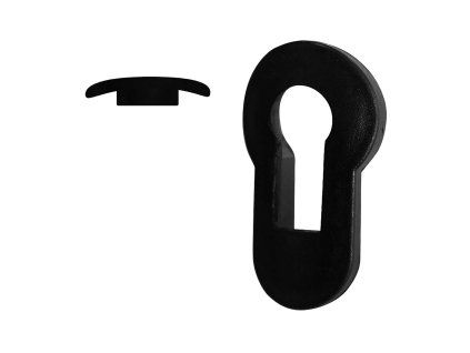 krytka pro dozicky zamek plastova cerna 8595068402870