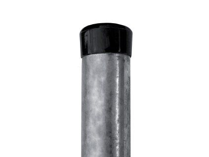 plotovy sloupek ideal pozinkovany zn 1500 48 vcetne cerne cepicky 8595068448564