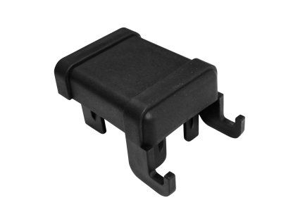 cepicka pvc pro sloupek pilodel 60 x 40 mm s hacky na cele cerna 8595068407592