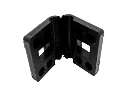 vymezovac prichytek panleu pilofor pro draty 4 5 mm pvc cerna 8595068454756
