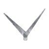 bavolet pro sloupky o prumer u 48 mm oboustranny pozinkovany zn 8595068446812