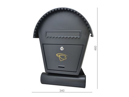 DORPODEJ Poštovní schránka H 340 x L 440 x W 70 mm