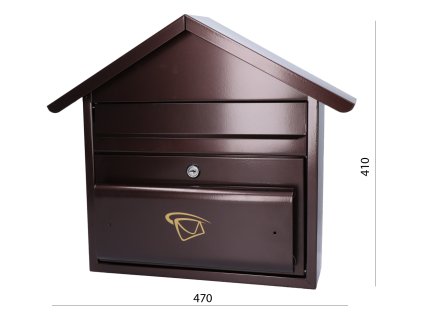 DOPRODEJ Poštovní schránka H 480 x L 410 x W 110 mm