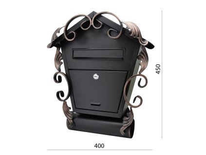 DOPRODEJ Poštovní schránka H 400 x L 460 x W 70 mm