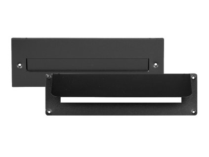 DOPRODEJ Schránkový vhoz 275x90 mm, stříbrný antik, pozinkovaný plech, povrch - prášková barva, max. formát listu: A4