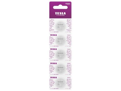 Batérie TESLA Lithium CR2032, 3V, 5 kusov v balení, pre diaľkové ovládače: KEY, NICE, WHYEVO