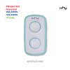 Vysielač Why Evo2, 868 MHz a 433 MHz: auto-programovateľný pre rôzne značky až 4 rozdielne ovládače v 1, pevný aj plávajúci kód