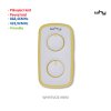 Vysielač Why Evo2, 868 MHz a 433 MHz: auto-programovateľný pre rôzne značky až 4 rozdielne ovládače v 1, pevný aj plávajúci kód