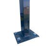 Antracitový plotový sloupek 60x40 s patkou výška 1300 mm