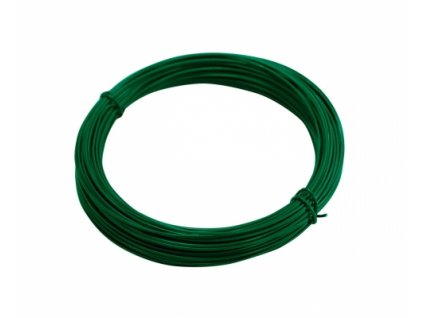 Vázací drát 1,5 mm zelený Zn+PVC