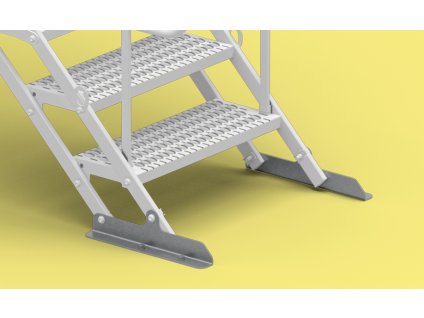 TAS stairs steel lower flat foot