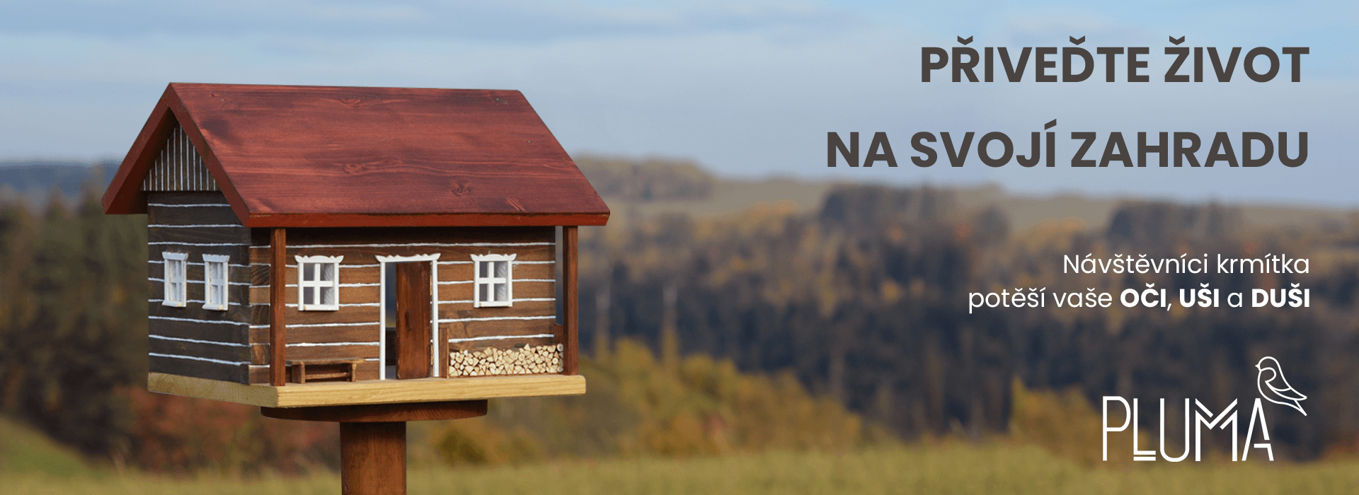 Potěš svoji duši. Krmítko pro ptáky vhodné jako dárek.