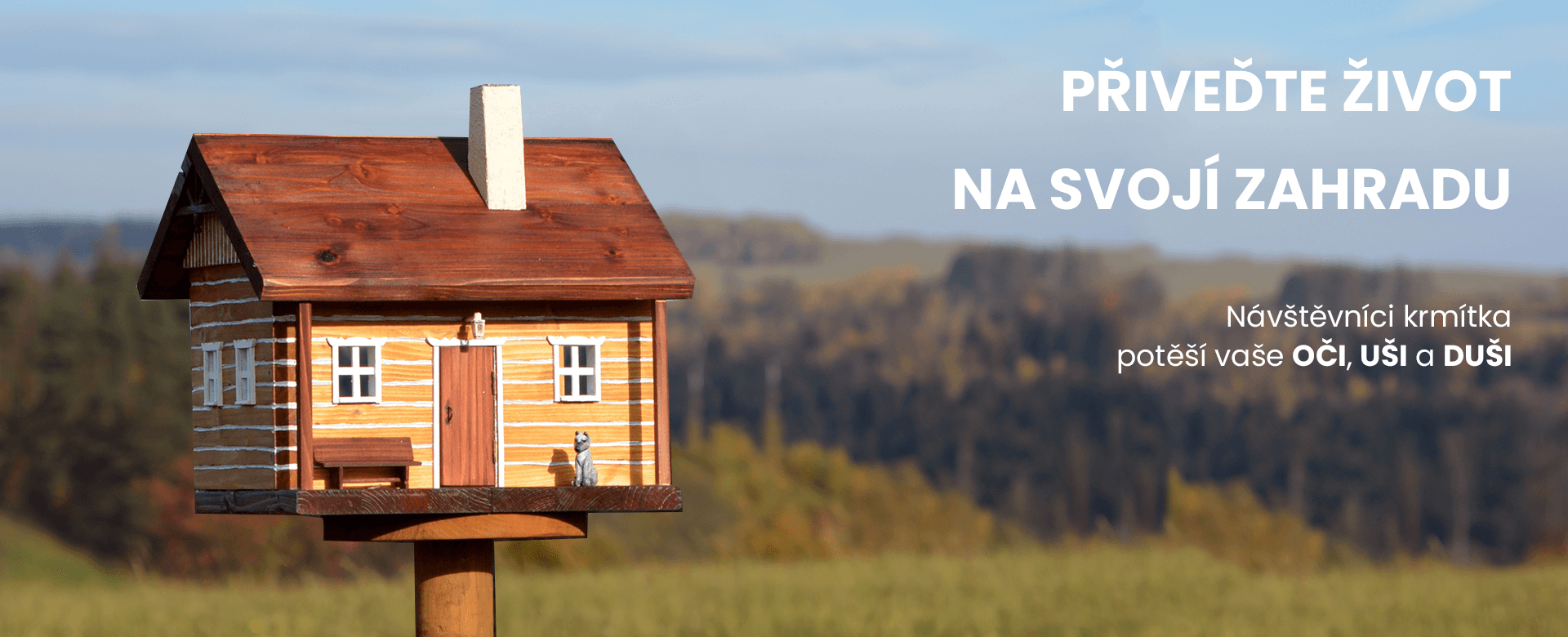 Potěš svoji duši. Krmítko pro ptáky vhodné jako dárek.