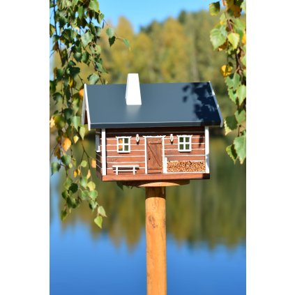 ptačí krmítka roubenka originální tvorba čr