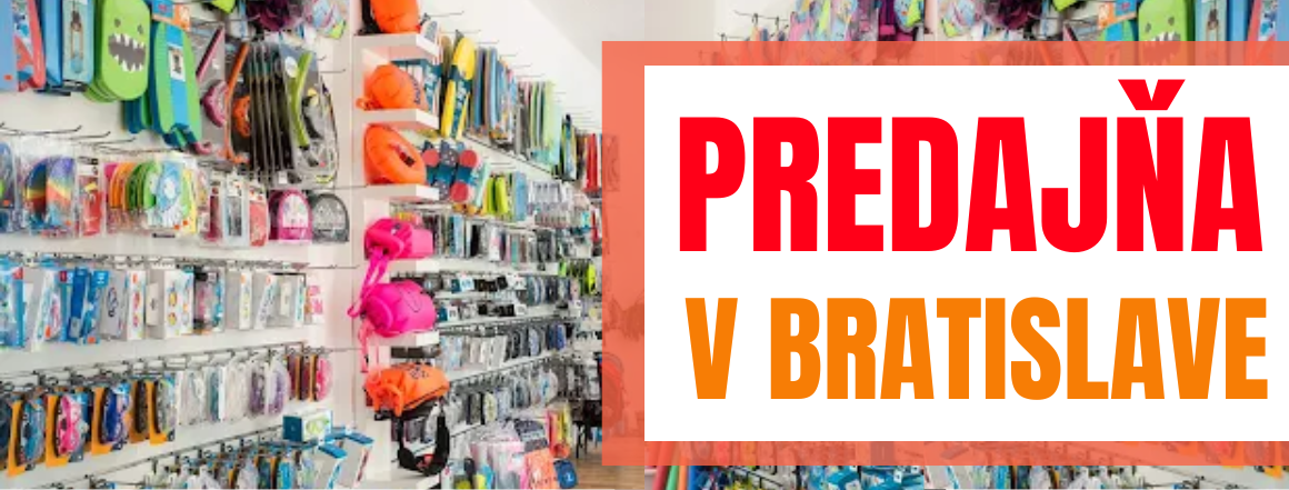 Predajňa plavecké potreby Bratislava 2025