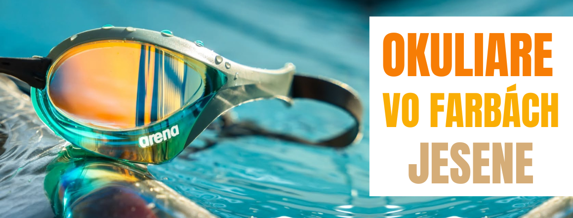 Plavecké okuliare vo farbách jesene 2025