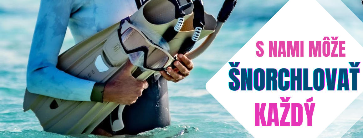Šnorchlovacia výbava pre každého