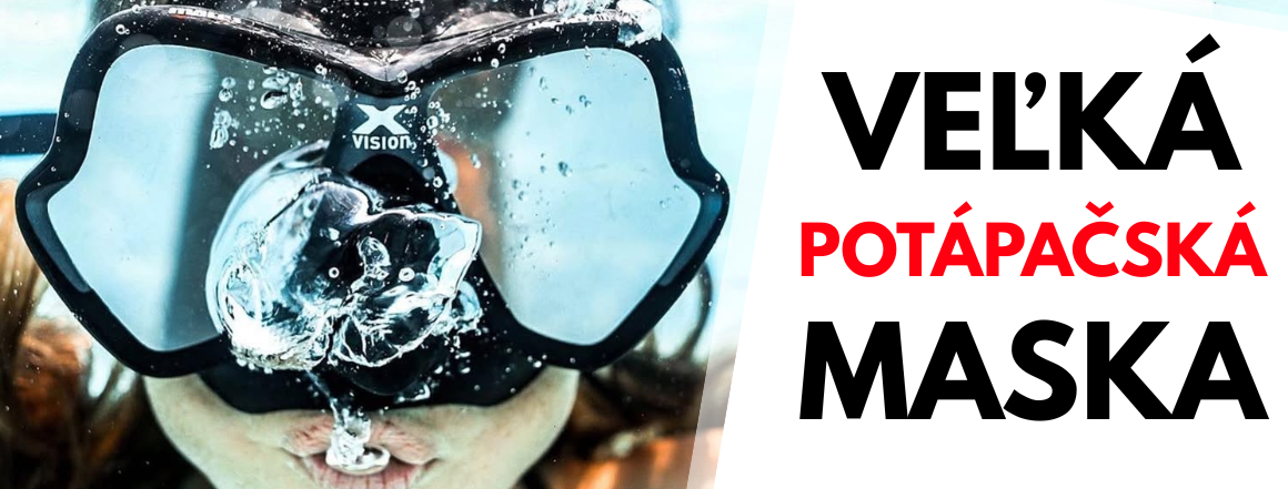 Veľká maska na potápanie