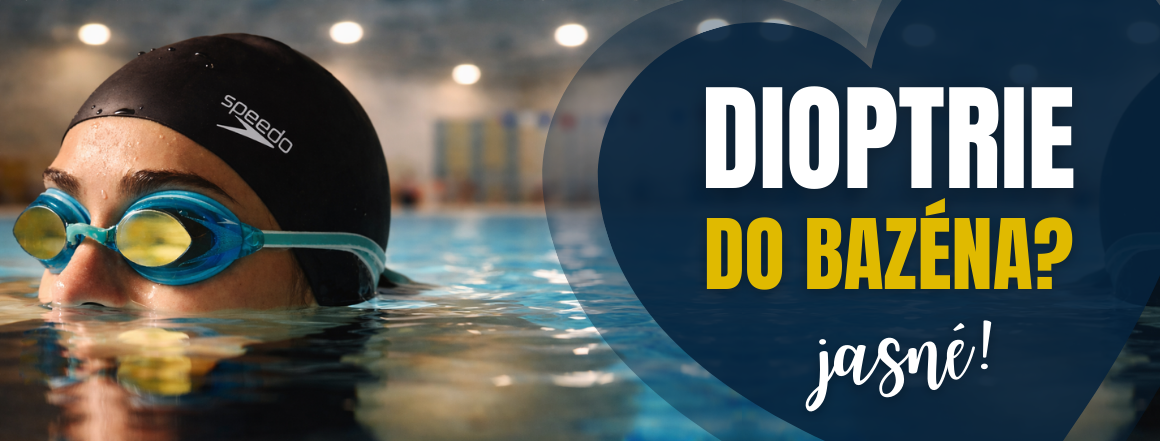 Dioptrické okuliare plávanie bazén