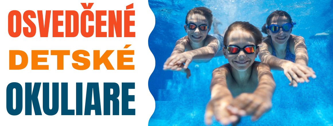 Detské plavecké okuliare- na kurzy