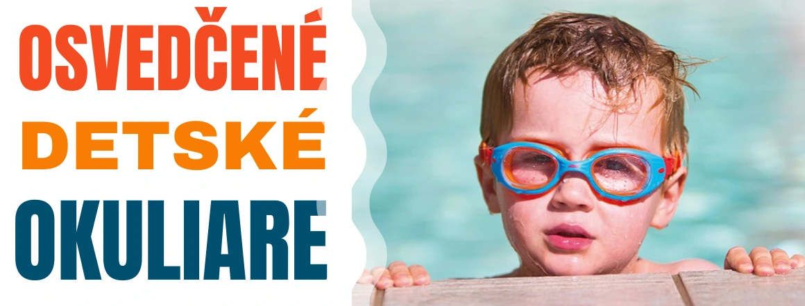 Detské plavecké okuliare- na kurzy