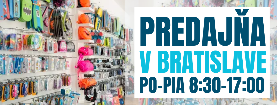 Predajňa plavanie, otužovanie, šnorchlovanie v Bratislave