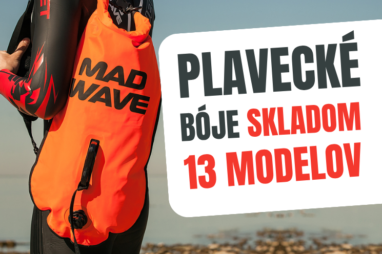 Bezpečné nafukovacie bóje pre plavcov