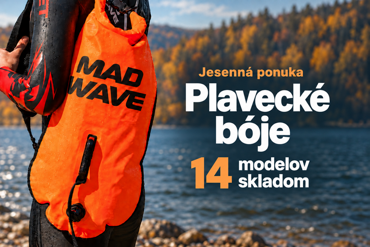 Bezpečné nafukovacie bóje pre plavcov