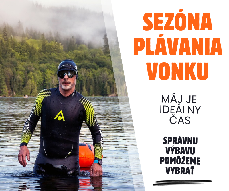 Začni plávať vonku - výbava na open water plávanie
