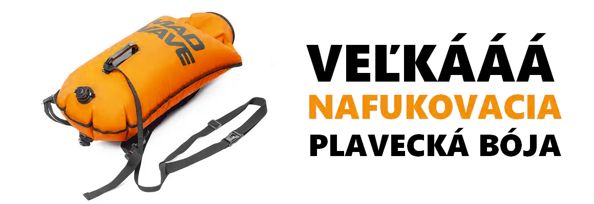 veľká nafukovacia plavecká bója oranžová