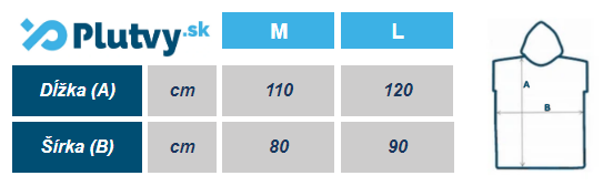 poncho-dospely-born-to-swim-tabulka-velkosti
