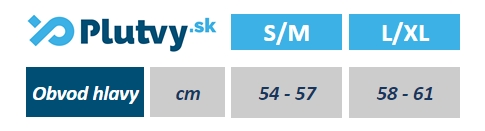 neoprénová čiapka otužovanie tabuľka veľkostí