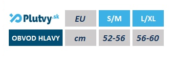 tenká potápačska kukla, ako určite veľkosť, v obchode Plutvy.sk