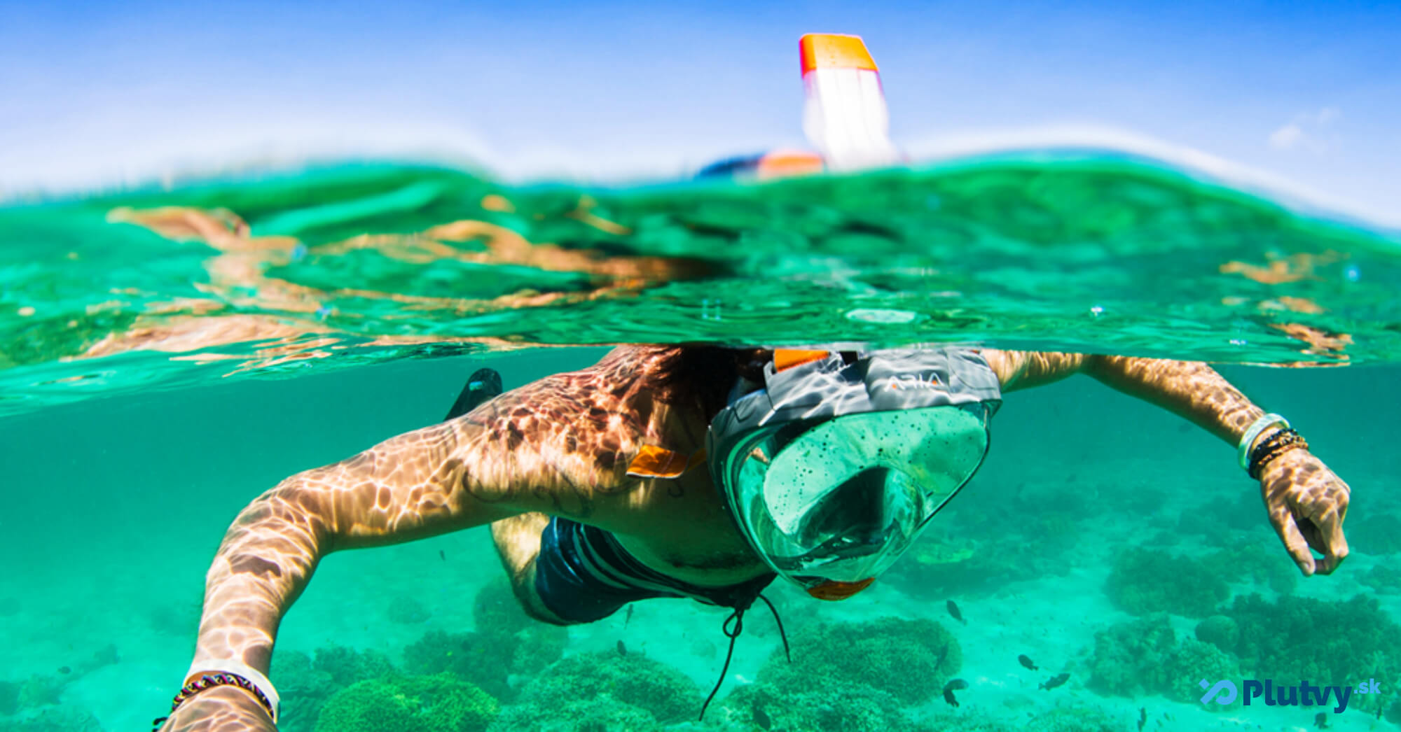 veľká šnorchlovacia maska Aria OceenReef v obchode Plutvy.sk