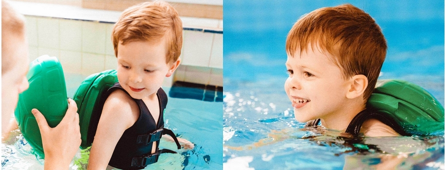 Turtle Pack detska vesta korytnacka ucenie plávania