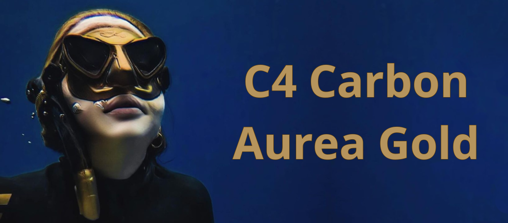 C4 Carbon Aurea Gold freedivingový set