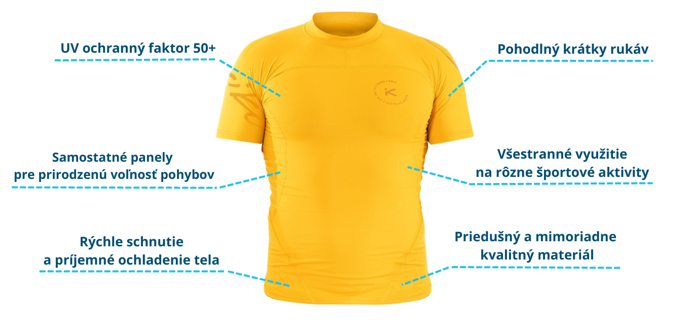 Tričko Hiko Shade V.4 krátky rukáv vlastnosti