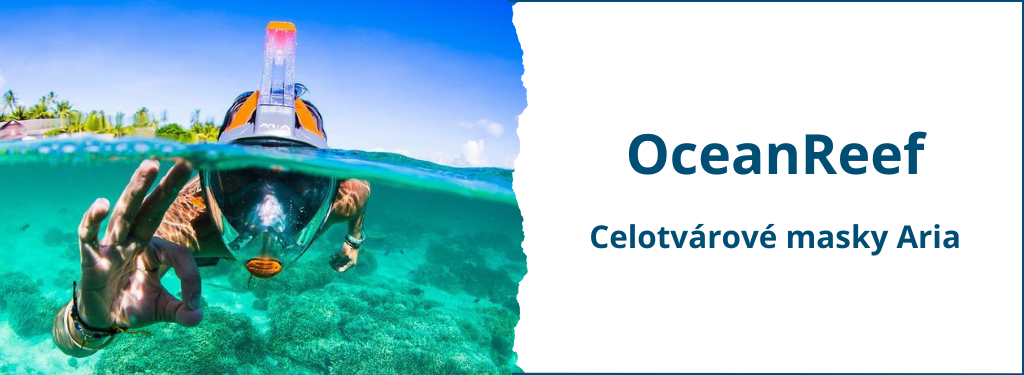 Dodávateľ celotvárových masiek OceanReef Aria Plutvy.sk