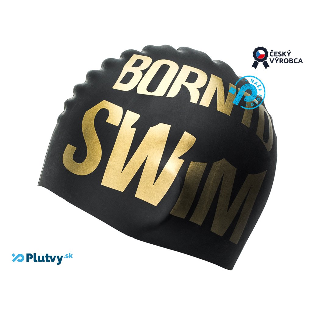 born to swim plavecka ciapka